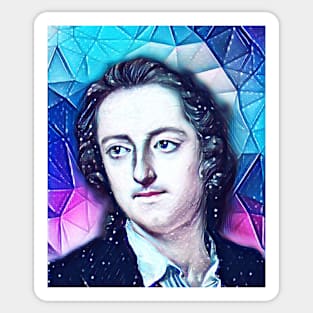 Thomas Gray Snowy Portrait | Thomas Gray Artwork 13 Sticker